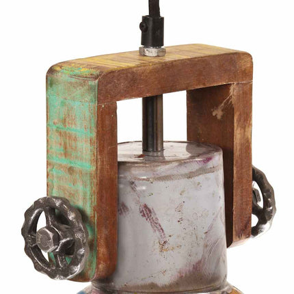 Hänglampa industriell 25 W flerfärgad rund 19 cm E27