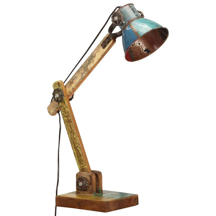 Skrivbordslampa industriell Flerfärgad rund 23x18x95 cm E27