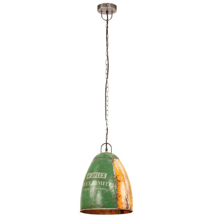 Hänglampa industriell 25 W flerfärgad rund 32 cm E27