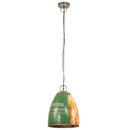 Hänglampa industriell 25 W flerfärgad rund 32 cm E27