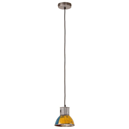 Hänglampa industriell 25 W flerfärgad rund 17 cm E27