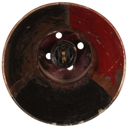 Vägglampa industriell stil flerfärgad rund E27