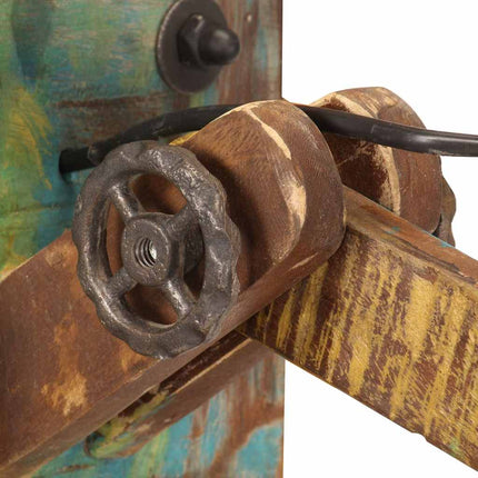 Vägglampa industriell stil flerfärgad rund E27