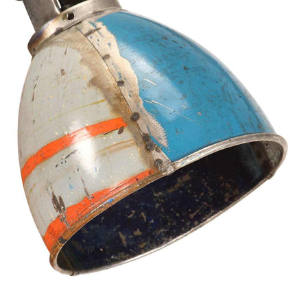 Vägglampa industriell stil flerfärgad rund E27