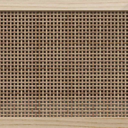 Tv-bänk Brun 80x30x40 cm massiv furu och naturlig rotting