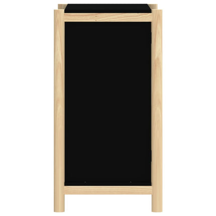 Skänk svart 62x38x70 cm konstruerat trä