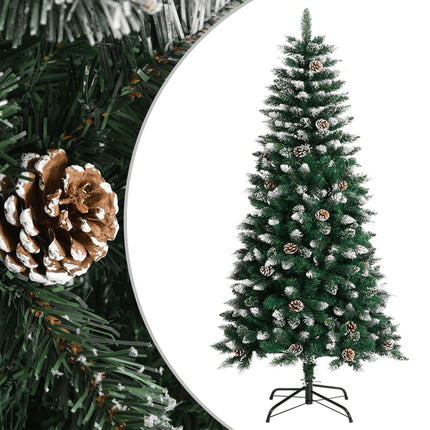 Plastgran med fot grön 120 cm PVC