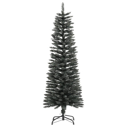 Smal plastgran med fot grön 120 cm PVC
