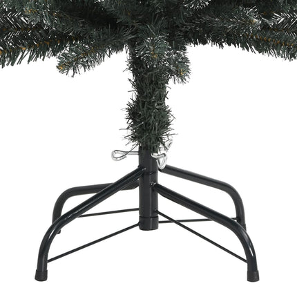 Smal plastgran med fot grön 210 cm PVC