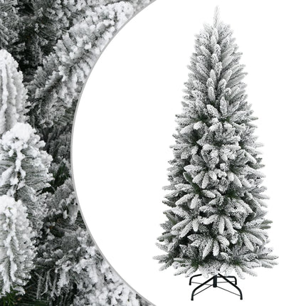 Plastgran med snö 150 cm PVC&PE