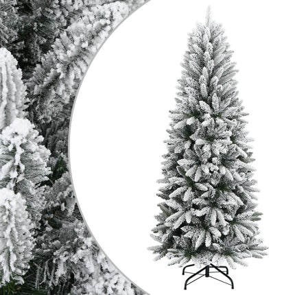 Plastgran med snö 210 cm PVC&PE