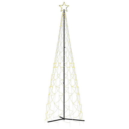 Julgran med strut varmvit 500 lysdioder 100x300 cm