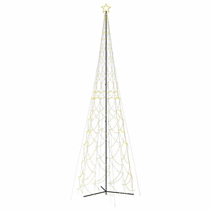 Julgran med strut varmvit 3000 lysdioder 230x800 cm