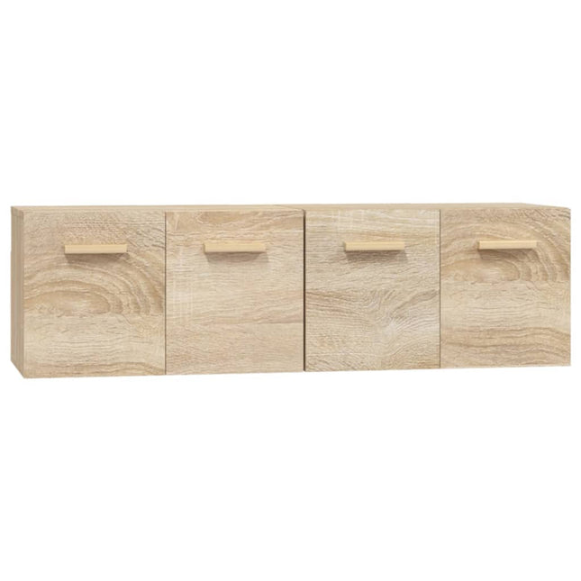 Väggskåp 2 st sonoma-ek 60x36,5x35 cm konstruerat trä
