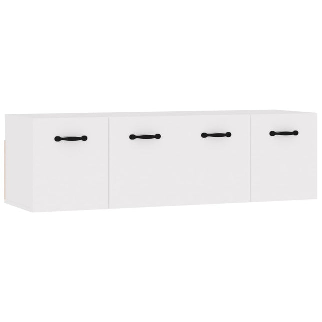 Väggskåp 2 st vit 80x35x36,5 cm konstruerat trä