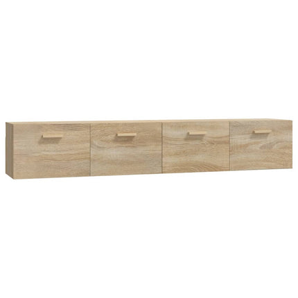Väggskåp 2 st sonoma-ek 100x36,5x35 cm konstruerat trä