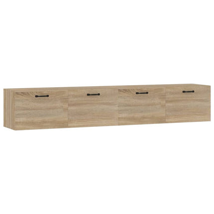 Väggskåp 2 st sonoma-ek 100x36,5x35 cm konstruerat trä