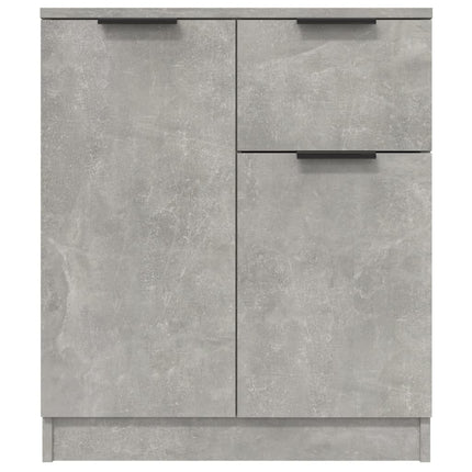 Skänk 2 st betonggrå 60x30x70 cm konstruerat trä