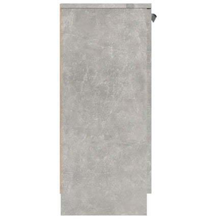 Skänk 2 st betonggrå 60x30x70 cm konstruerat trä