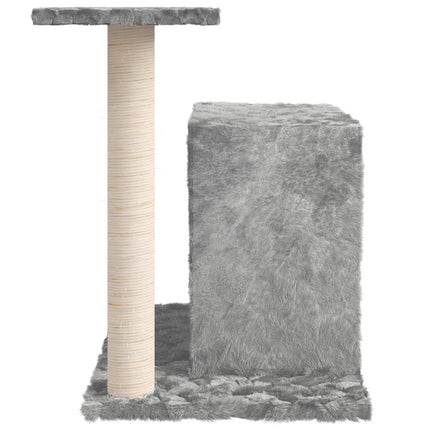 Klösträd med klöspelare sisal ljusgrå 51 cm