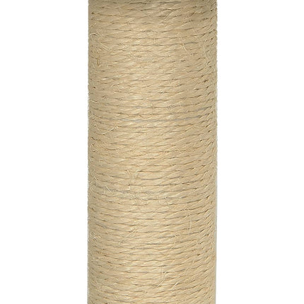 Klösträd med klöspelare sisal gräddvit 74 cm