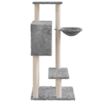Klösträd med sisalpelare ljusgrå 108,5 cm