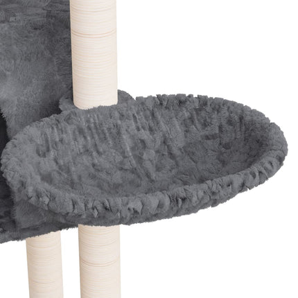 Klösträd med sisalpelare mörkgrå 108,5 cm