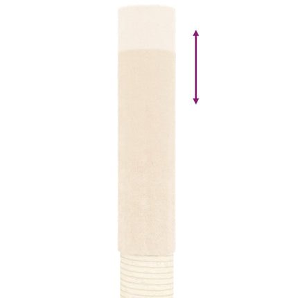 Golv-till-tak klösträd gräddvit 277-303 cm