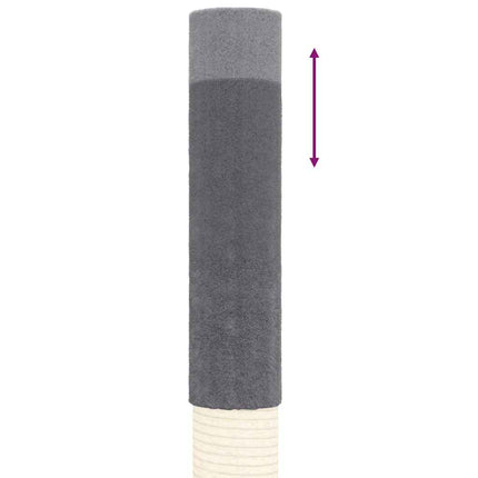 Golv-till-tak klösträd mörkgrå 277-303 cm