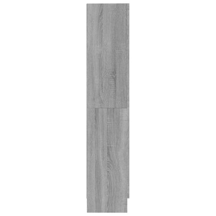 Bokskåp grå sonoma 82,5x30,5x150 cm konstruerat trä