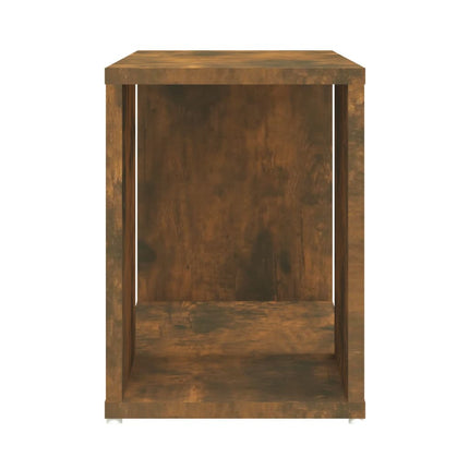Tv-bänk rökfärgad ek 60x24x32cm konstruerat trä