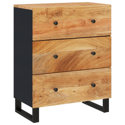 Skänk 60x33x75 cm massivt akaciaträ