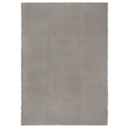 Matta rektangulär Grå 160x230 cm bomull