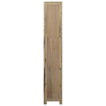 Bokhylla med 6 hyllor 80x30x170 cm massivt akaciaträ