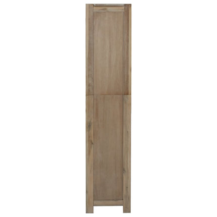 Bokhylla med 5 hyllor 80x30x140 cm massivt akaciaträ