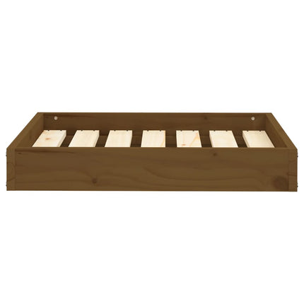 Hundbädd honungsbrun 61,5x49x9 massiv furu