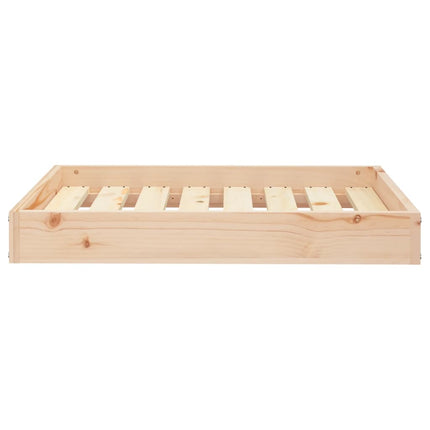 Hundbädd 71,5x54x9 cm massiv furu