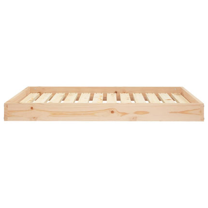 Hundbädd 101,5x74x9 cm massiv furu