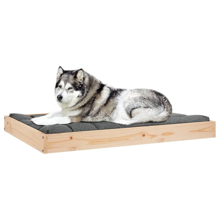 Hundbädd 101,5x74x9 cm massiv furu