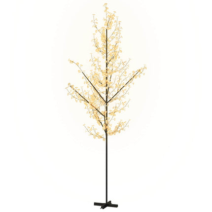 Körsbärsträd med LED varmvit 672 lysdioder 400 cm