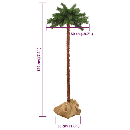 Konstpalm med LEDs 120 cm