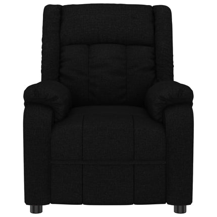 Reclinerfåtölj svart tyg
