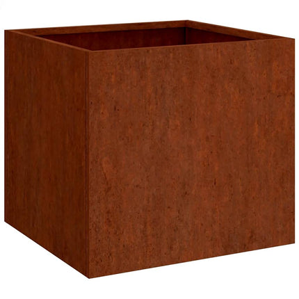 Odlingslådor 2 st 49x47x46 cm rosttrögt stål