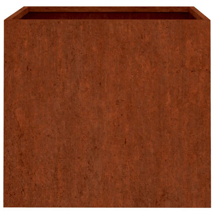 Odlingslådor 2 st 49x47x46 cm rosttrögt stål