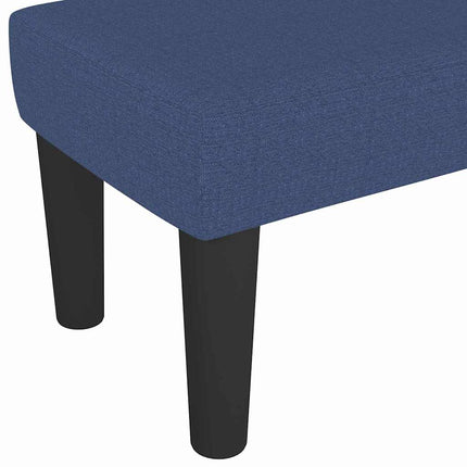 Bänk blå 70x30x30 cm tyg
