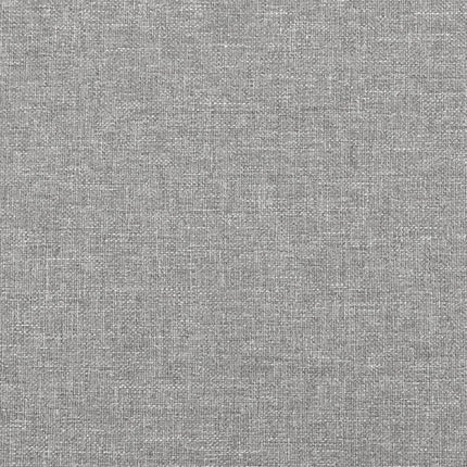 Bänk ljusgrå 70x30x30 cm tyg