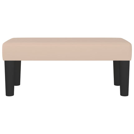 Bänk cappuccino 70x30x30 cm konstläder