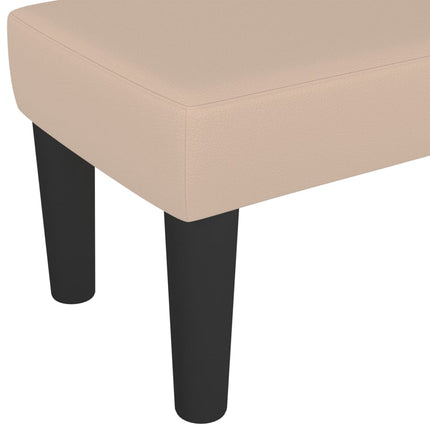 Bänk cappuccino 100x30x30 cm konstläder
