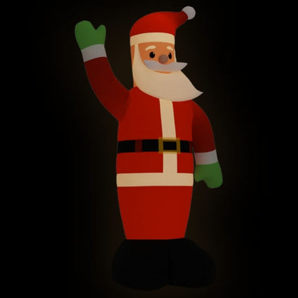 Uppblåsbar jultomte med LEDs 370 cm