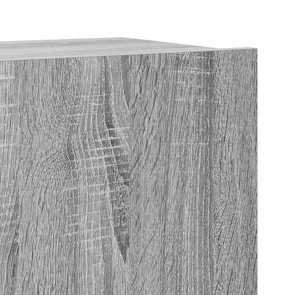 Tv-skåp 4 delar grå sonoma konstruerat trä